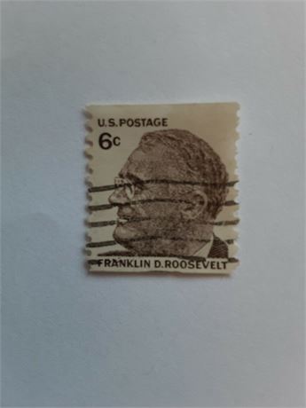 Franklin D. Roosevelt U.S. Postage Stamp 6 c Cents